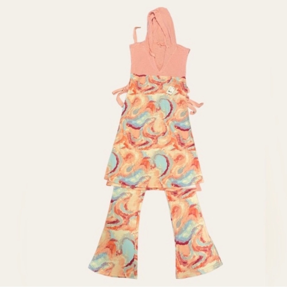 Free People Movement All That Set Printed Multi Set - NWT
